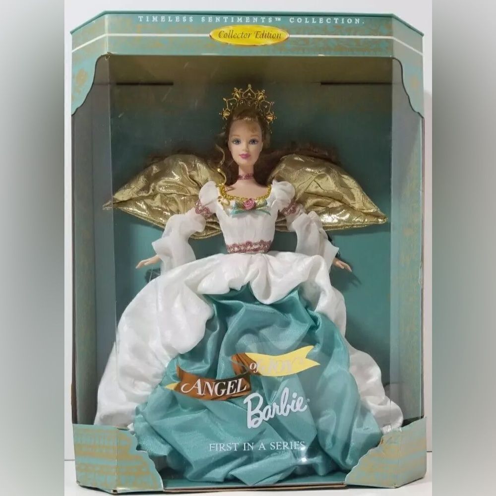 1998 Barbie Angel of Joy Collector Edition 1st in a Series Timeless Sentiments - Picture 3 of 8